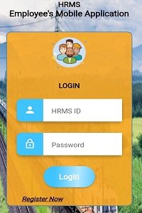 HRMS Login page